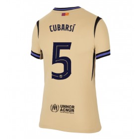 Damen Fußballbekleidung Barcelona Pau Cubarsi #5 Auswärtstrikot 2025-26 Kurzarm